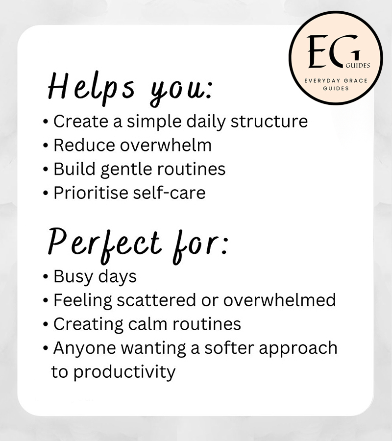 Daily Routine Checklist & Reflection (DRCRPP) Benefits
