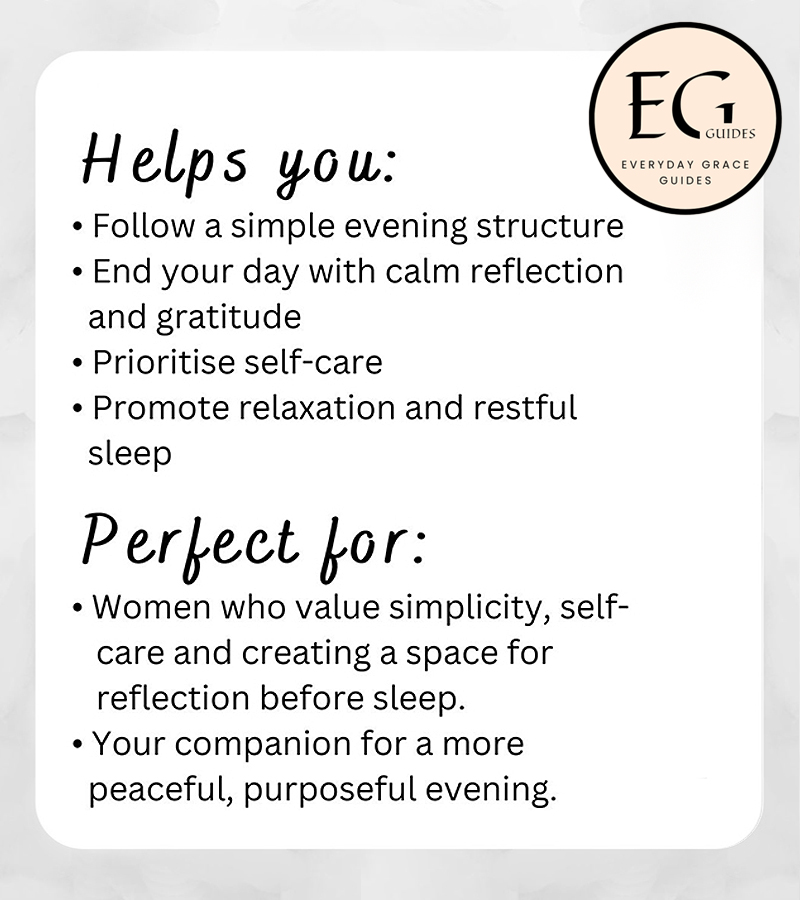 Floral Evening Routine Benefits