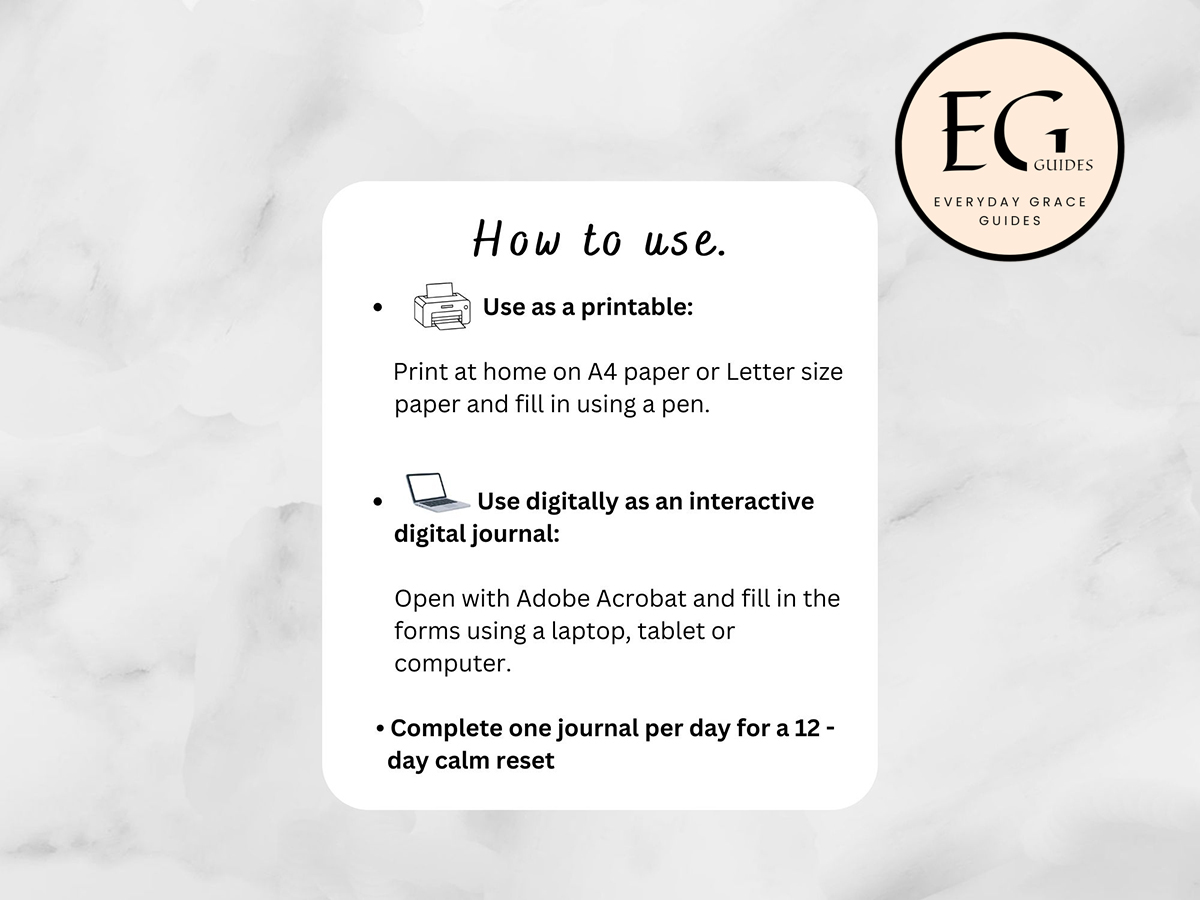How to use 12 Mini Journals with prompts